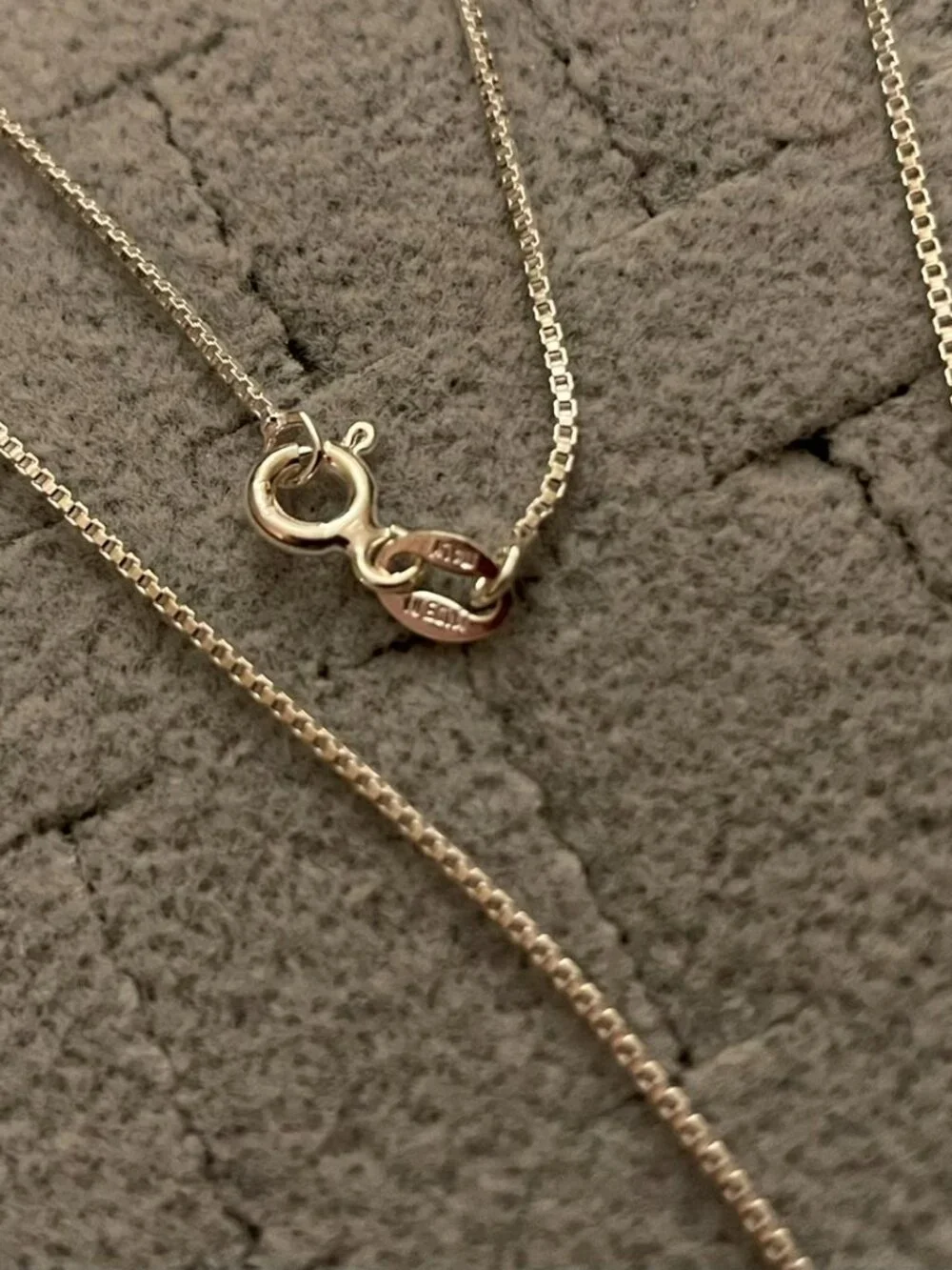 NWT Sterling Silver Heart Necklace 925 16